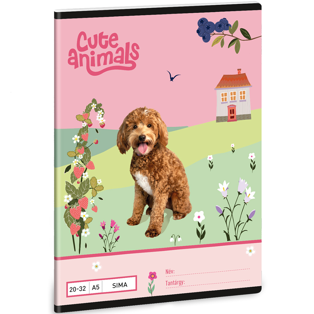 Ars Una: Cute Animals - Doggie sima füzet A/5 20-32 kép 1