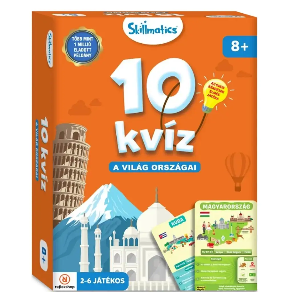 10 kvíz - A világ országai társasjáték kép 1