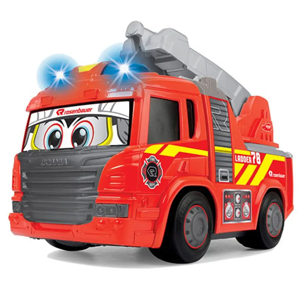 ABC Fredy Fire tűzoltóautó fénnyel és hanggal 25cm - Simba Toys kép 2