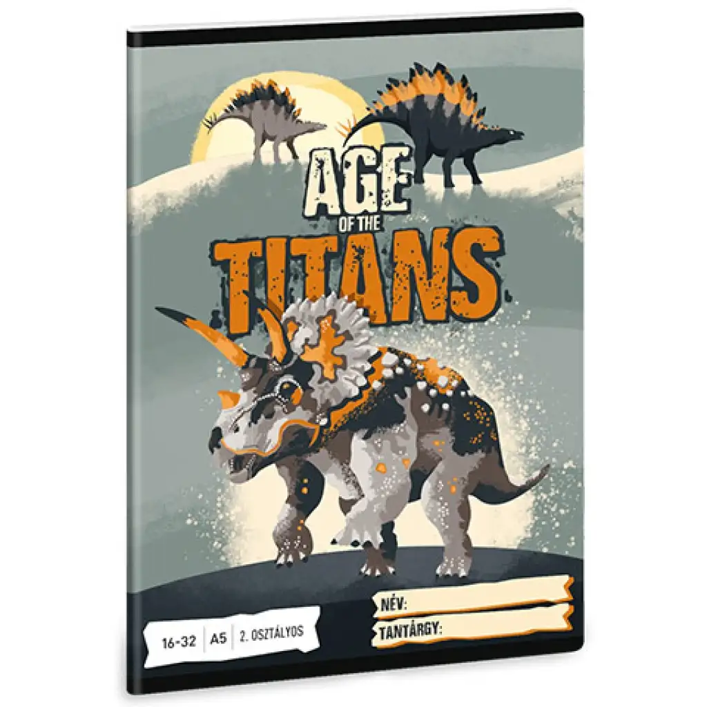 Ars Una: Age of the Titans 2.osztályos vonalas füzet A/5 16-32 kép 1