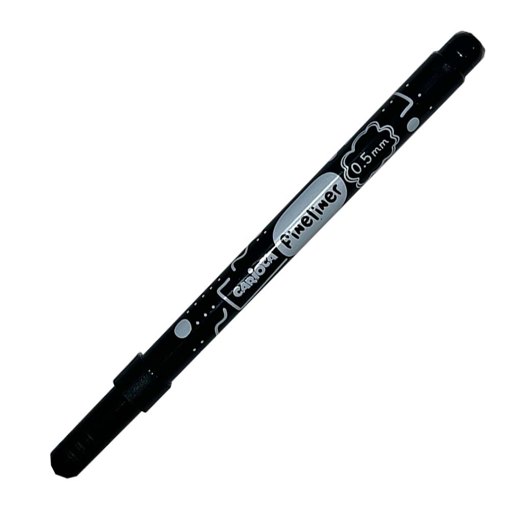 Fineliner tűfilc fekete színű 0.5mm - Carioca kép 1