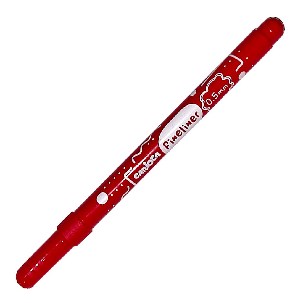 Fineliner tűfilc marker piros színű 0.5mm - Carioca kép 1