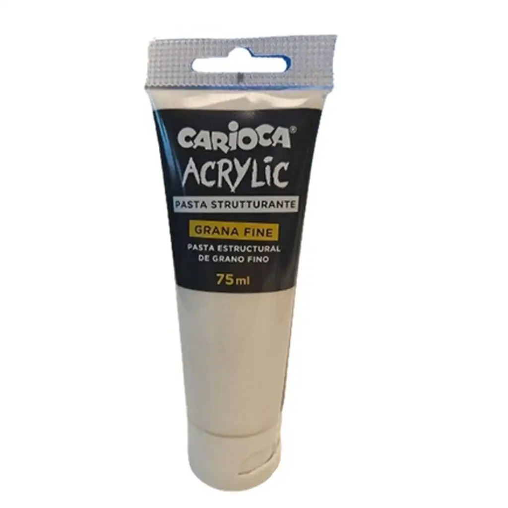 Acrylic finom szemű akril strukturáló paszta 75ml - Carioca kép 1