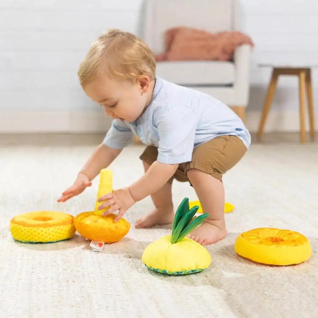 Ananász építőtorony bébiknek - Melissa & Doug kép 3