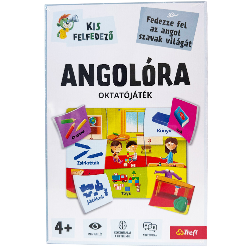 Kis felfedező: Angolóra oktatójáték új kiadás - Trefl kép 1
