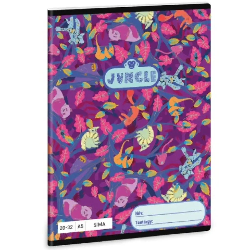 Ars Una: Jungle mintás sima füzet A/5 20-32 kép 1