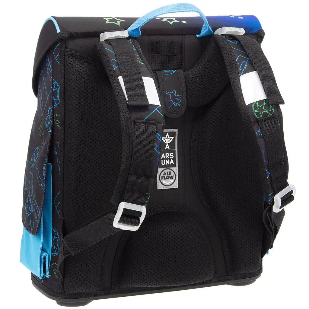Ars Una: Champs kompakt ergonomikus mágneszáras iskolatáska, hátizsák 33x41x24cm kép 3