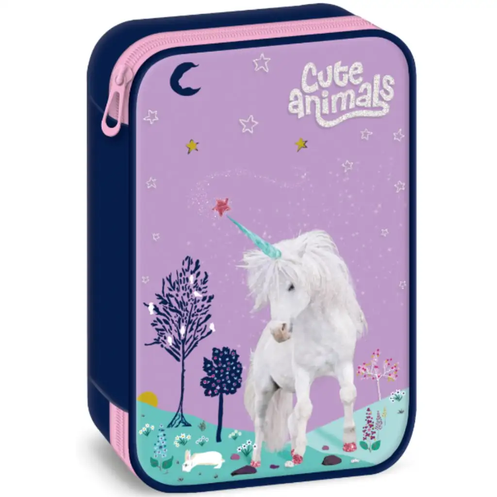 Ars Una Cute Pets Unicorn többszintes tolltartó kép 1