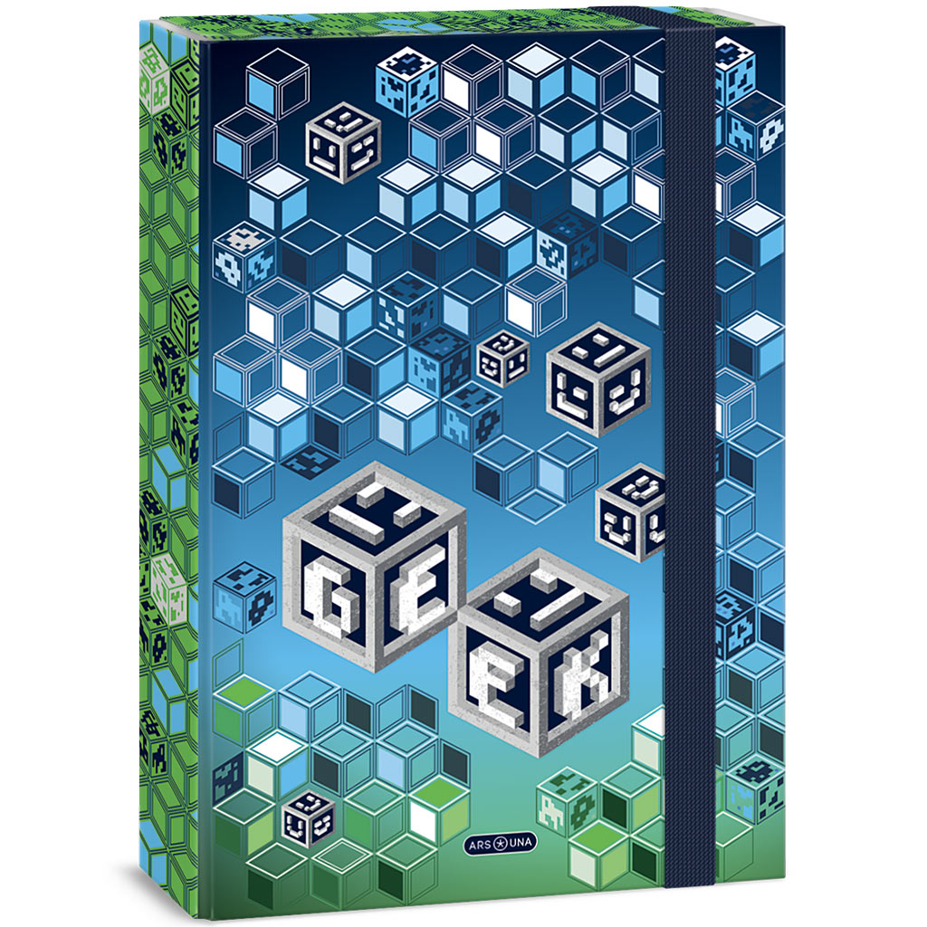 Ars Una: Geek mintás füzetbox A/4 kép 1