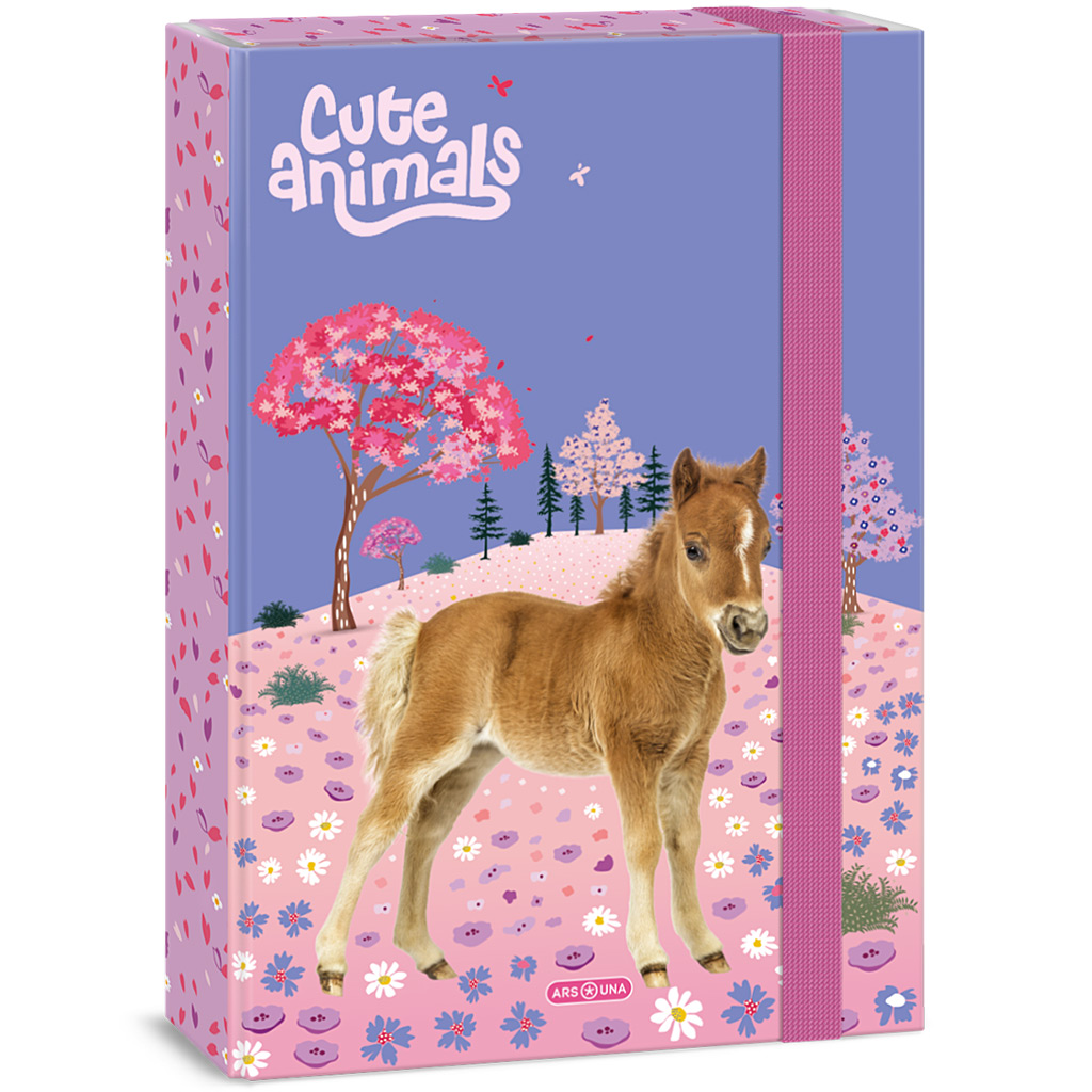 Ars Una: Cute animals - Horse lovas füzetbox A/4 kép 1