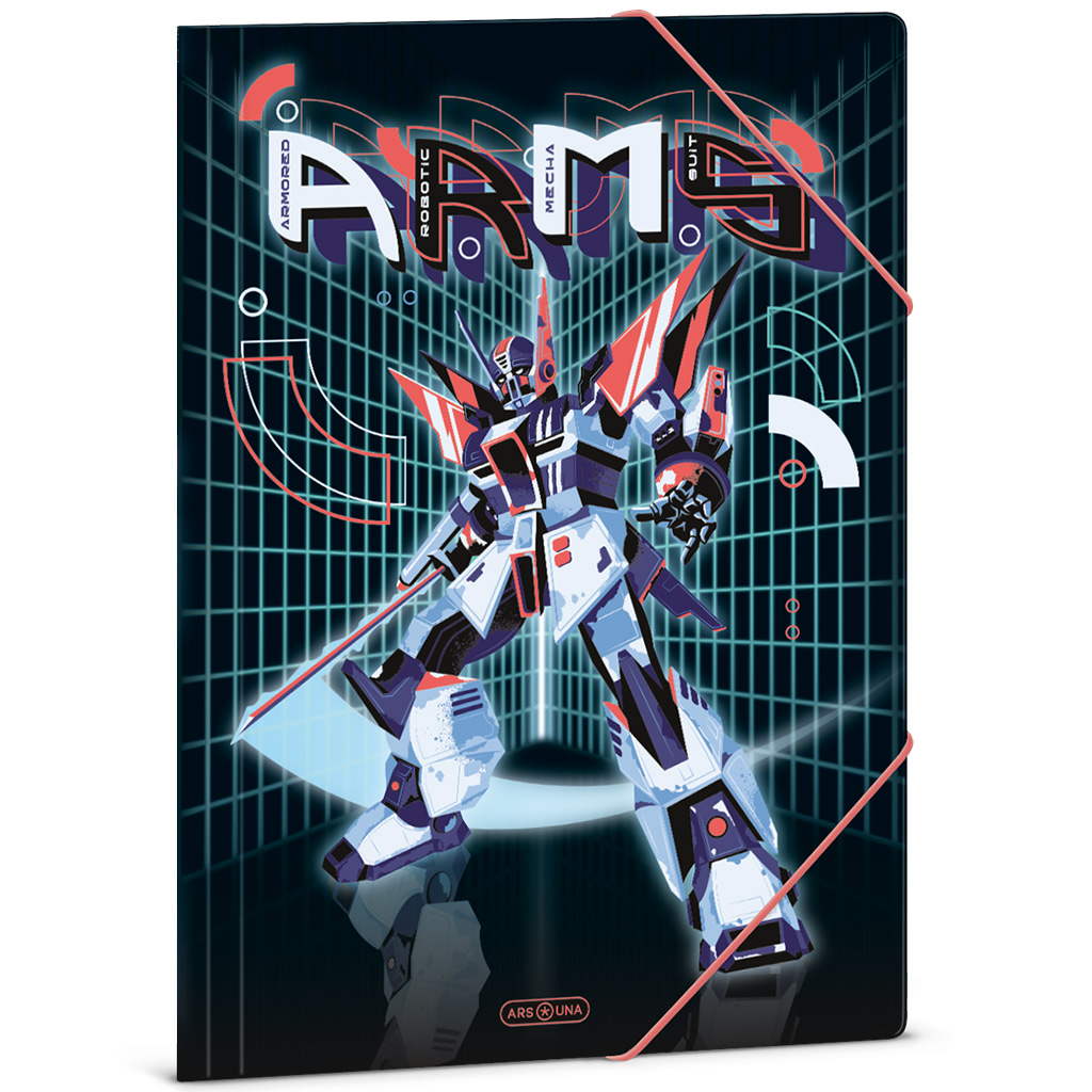 Ars Una: A.R.M.S. robot mintás gumis dosszié A/4-es méret kép 1