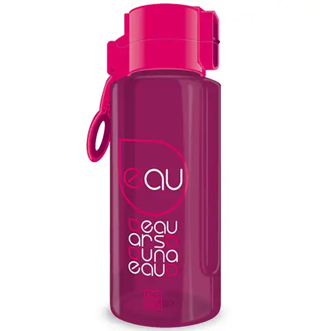 Ars Una: Pink kulacs fogóval 650ml kép 1