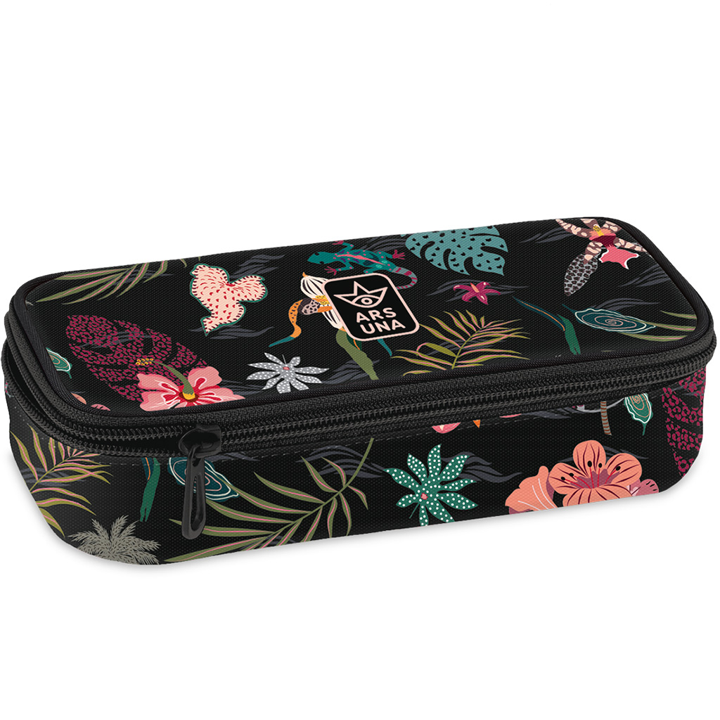 Ars Una: Tahiti virágos tinédzser tolltartó 22,5x6x11,5cm kép 1