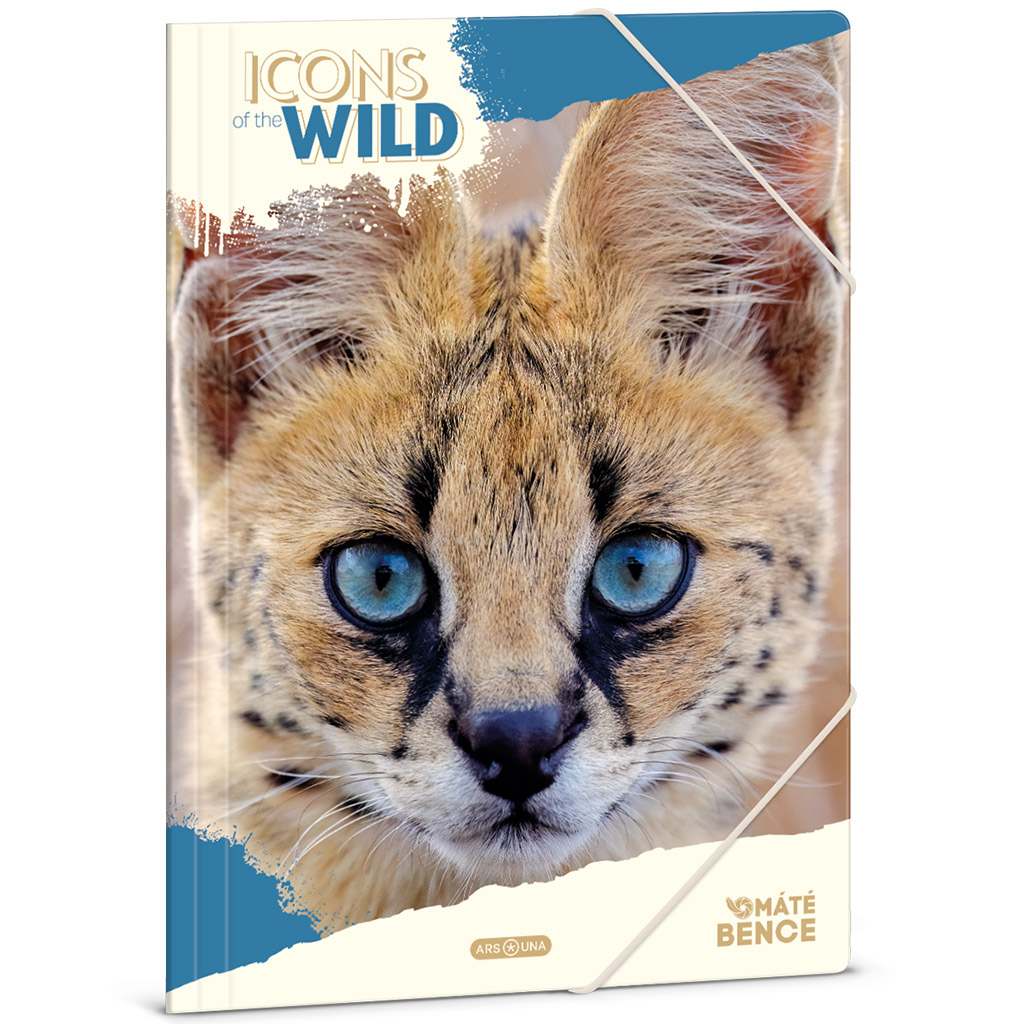 Ars Una: Icons of the wild Szervál mintás gumis mappa A/4 kép 1