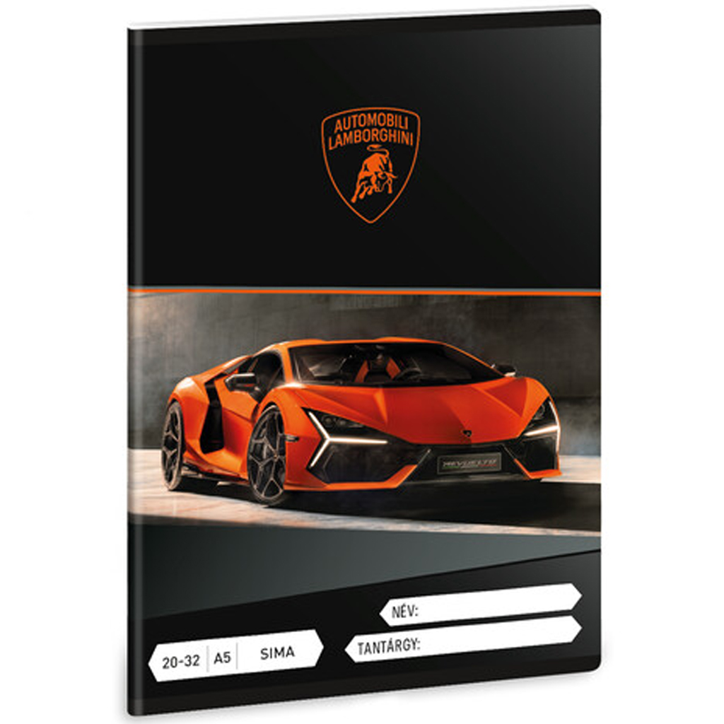 Ars Una: Lamborghini mintás sima füzet A/5 20-32 kép 1