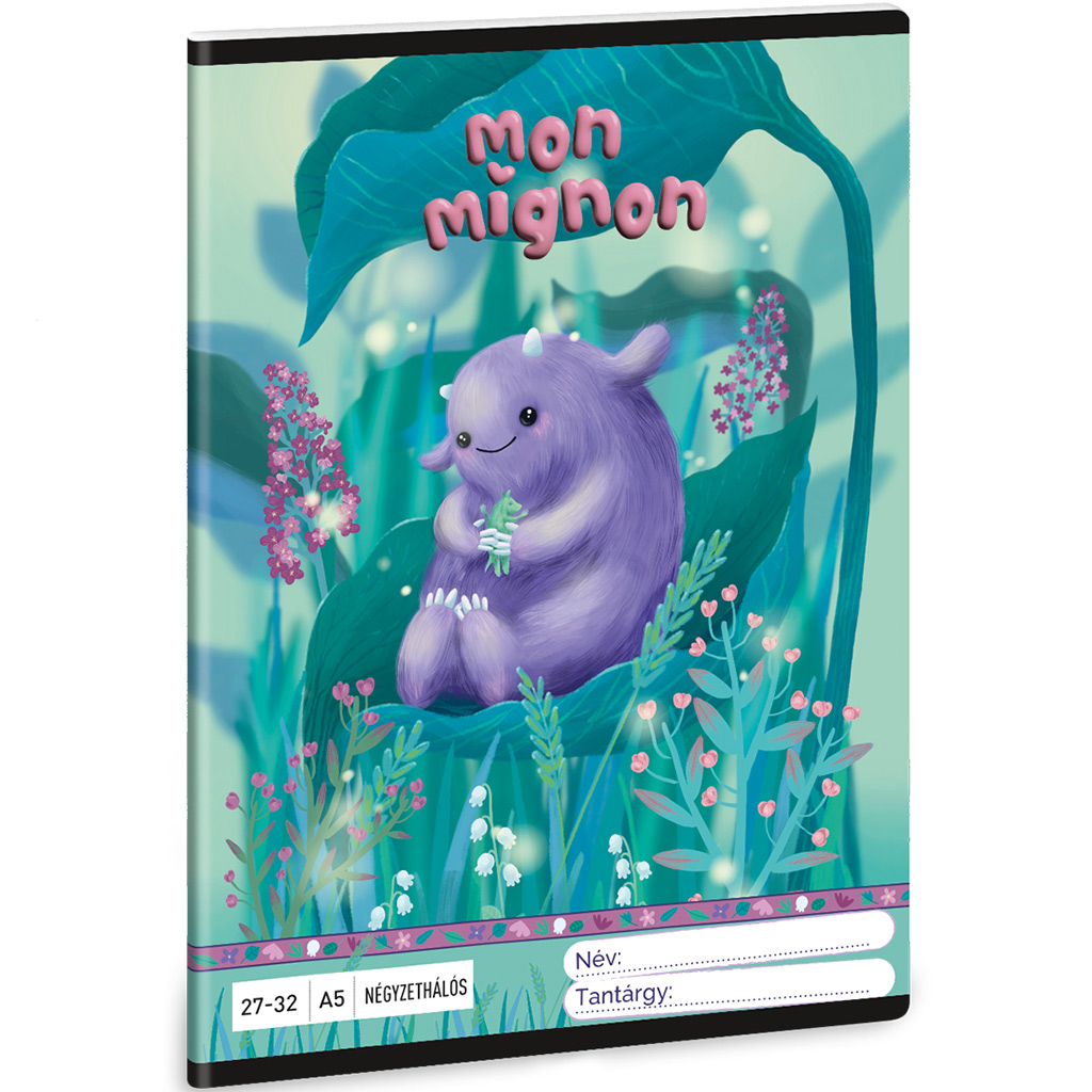 Ars Una: Mon Mignon mintás kockás füzet A/5 27-32 kép 1