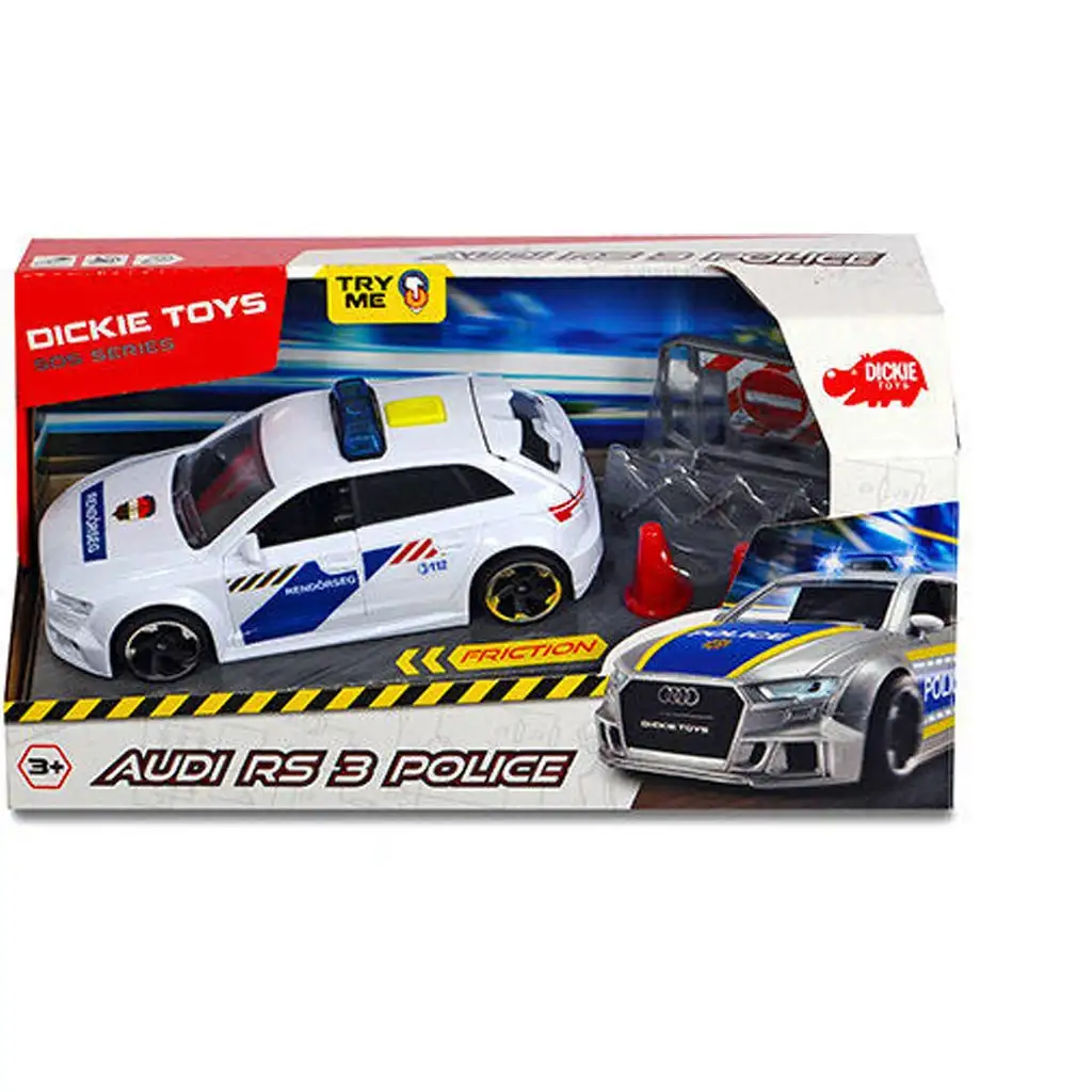 Audi RS3 rendőrautó - Dickie Toys kép 1