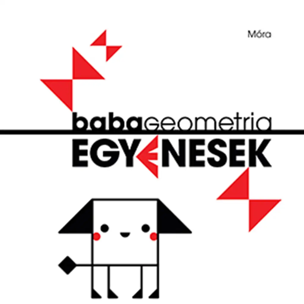 Móra: Babageometria – Egyenesek látást fejlesztő textilkönyv kép 1