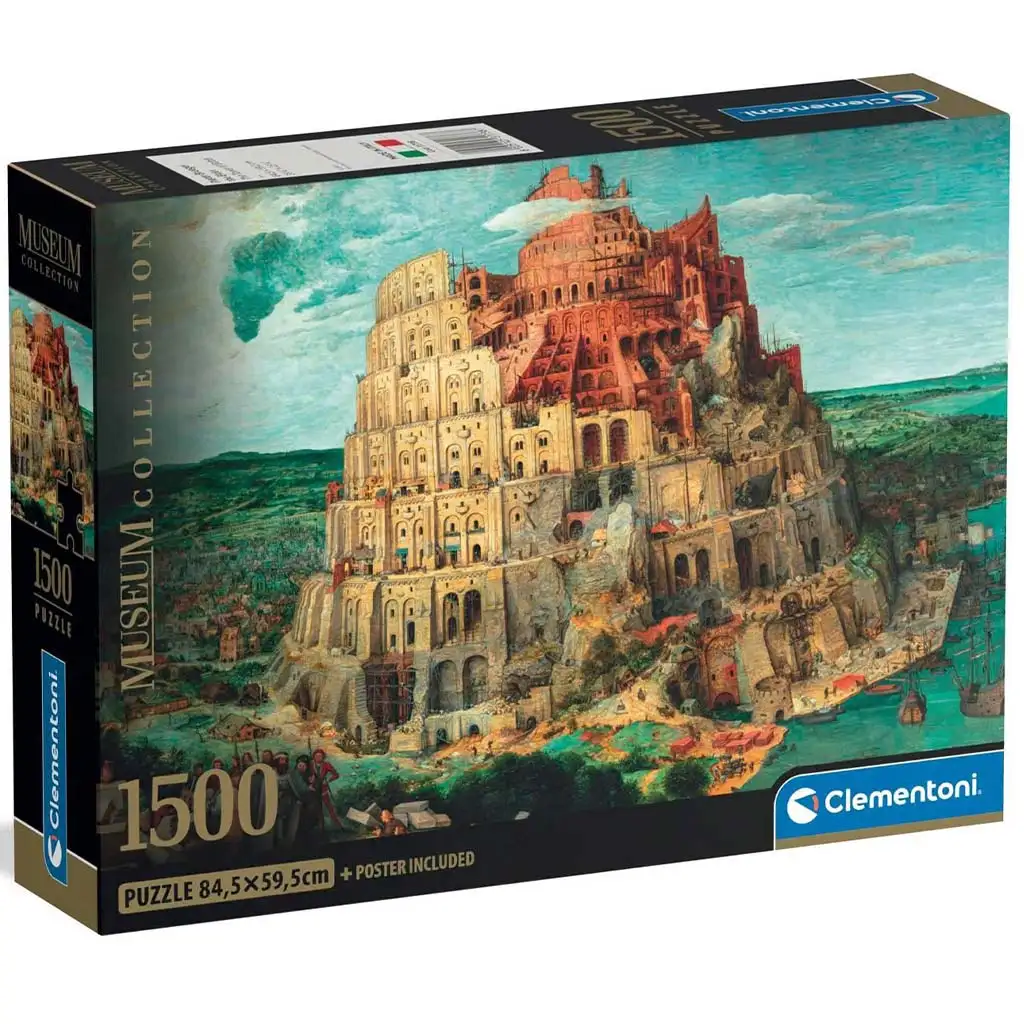 Museum Collection: Bábel torony 1500 darabos compact puzzle - Clementoni kép 1