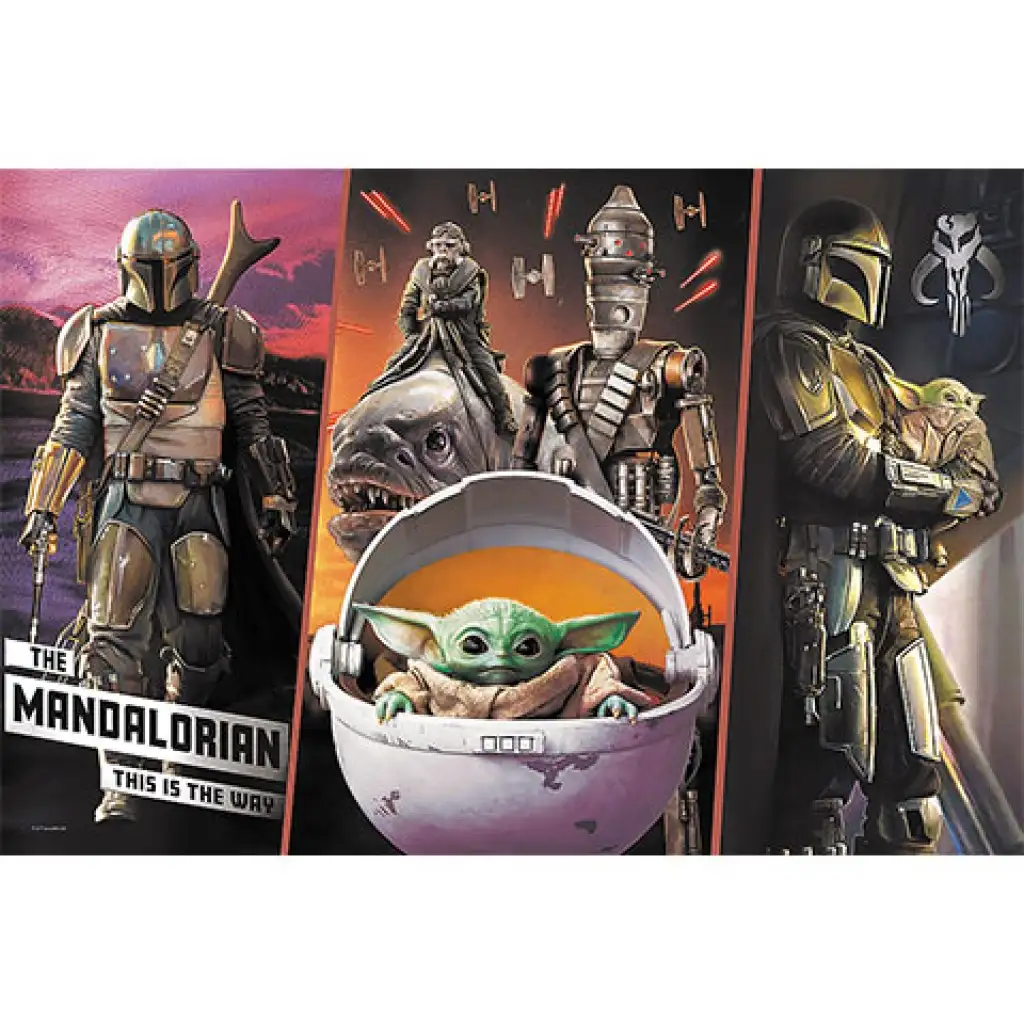 Star Wars: Titokzatos Baby Yoda puzzle 300db-os - Trefl kép 2