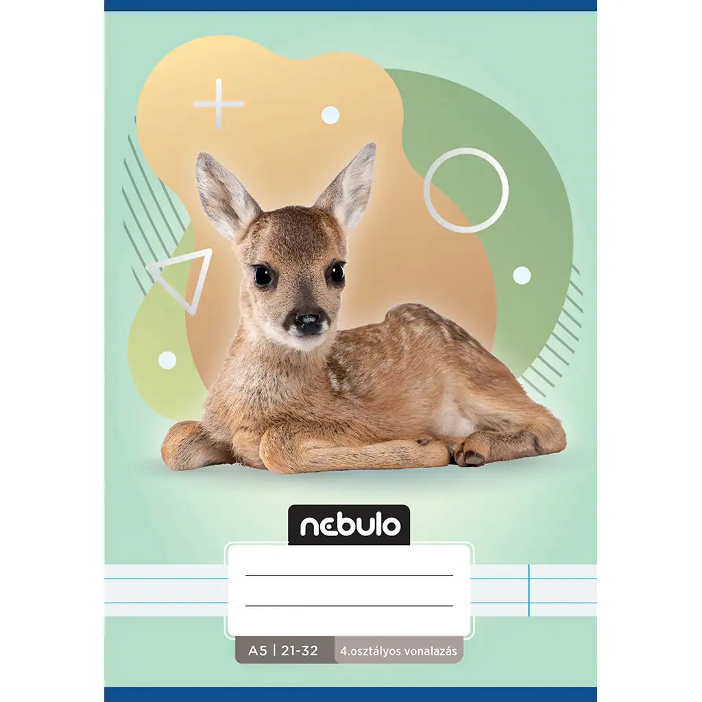 Nebulo: Bambi mintás 4.osztályos vonalas füzet A/5 21-32 kép 1