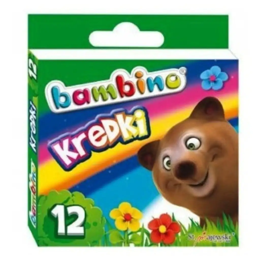 Bambino színes zsírkréta 12db-os szett kép 1