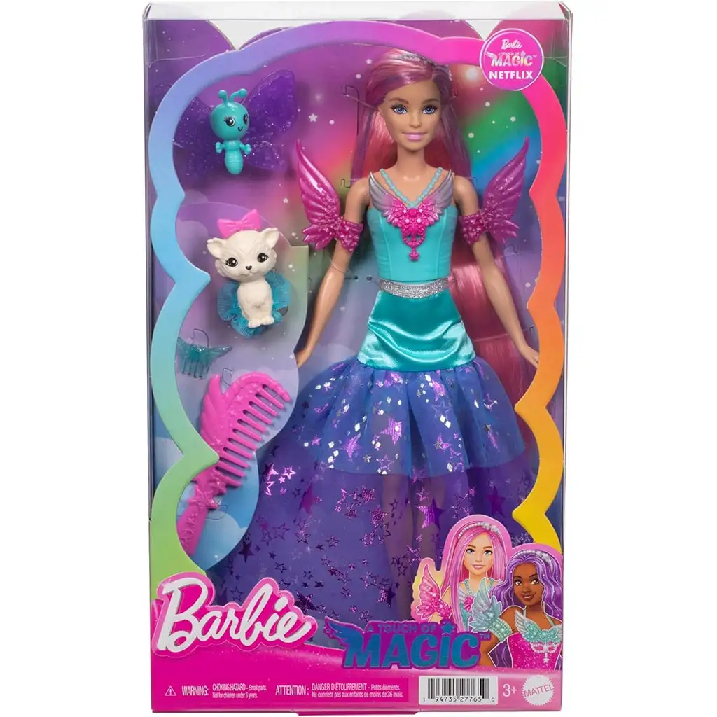 Barbie: A Touch of Magic Tündér Főhős - Malibu - Mattel kép 1