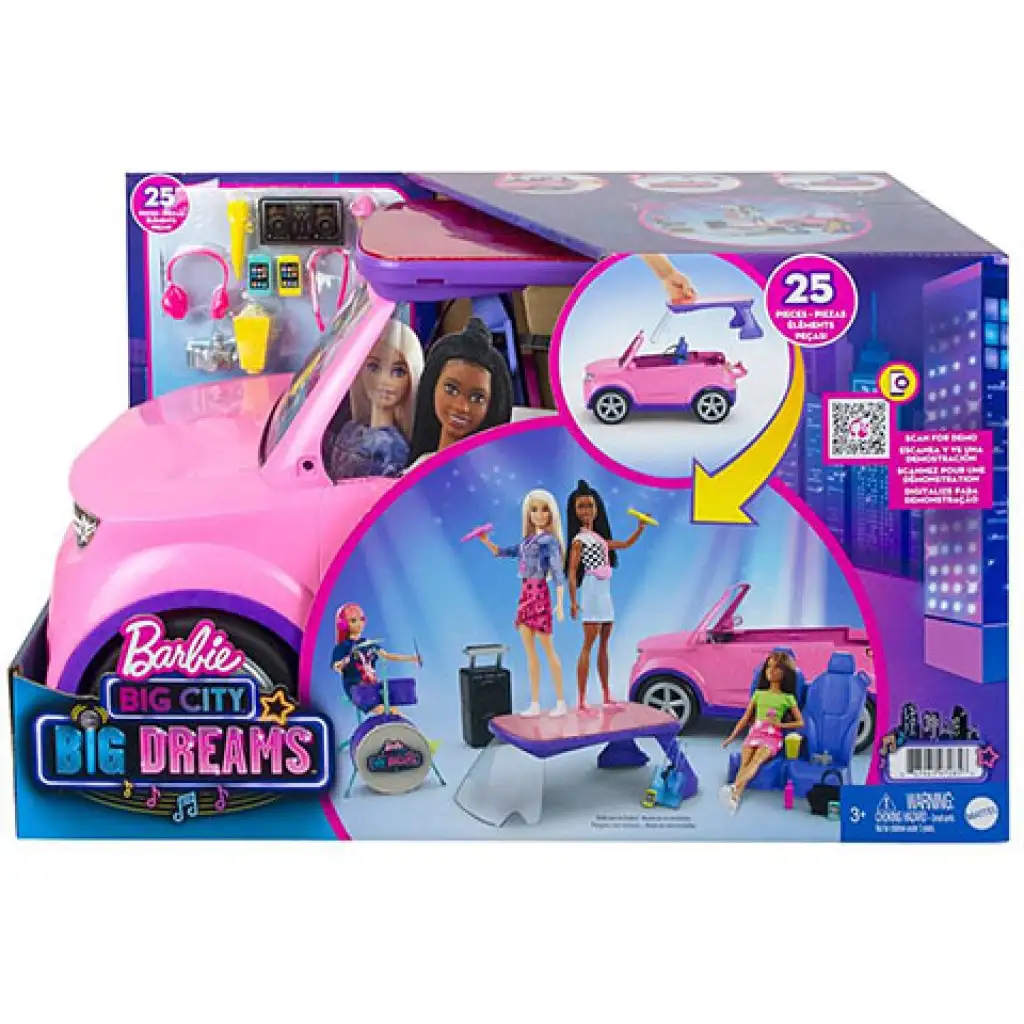 Barbie: Big City, Big Dreams Álomautó játékszett - Mattel kép 1