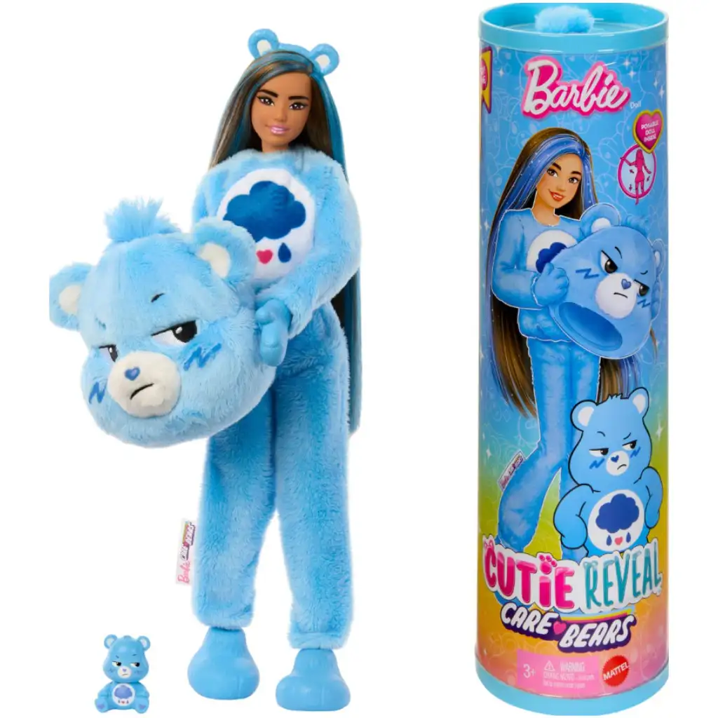 Barbie: Cutie Reveal meglepetés baba Gondos Bocsok - Morcika Bocs - Mattel kép 1