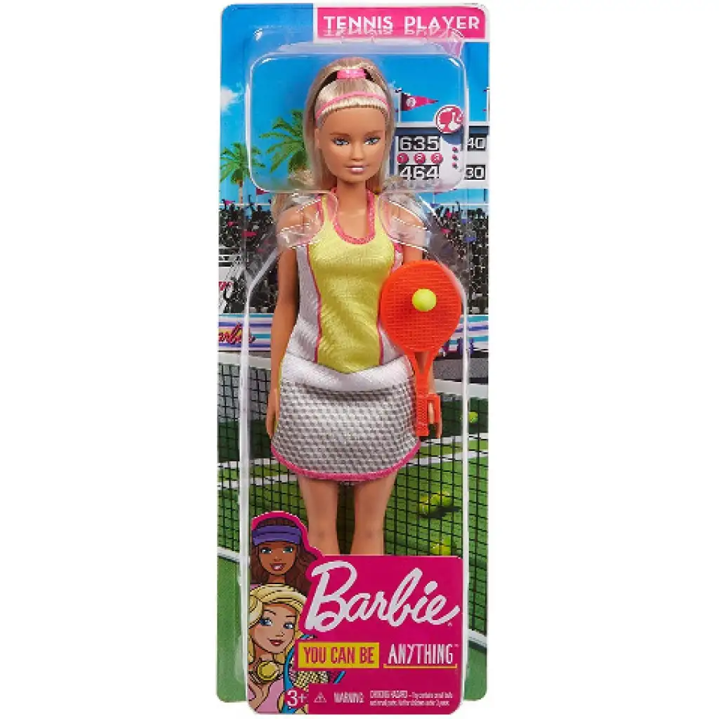 Barbie Lehetsz Bármi: Teniszjátékos Barbie karrierbaba - Mattel kép 1