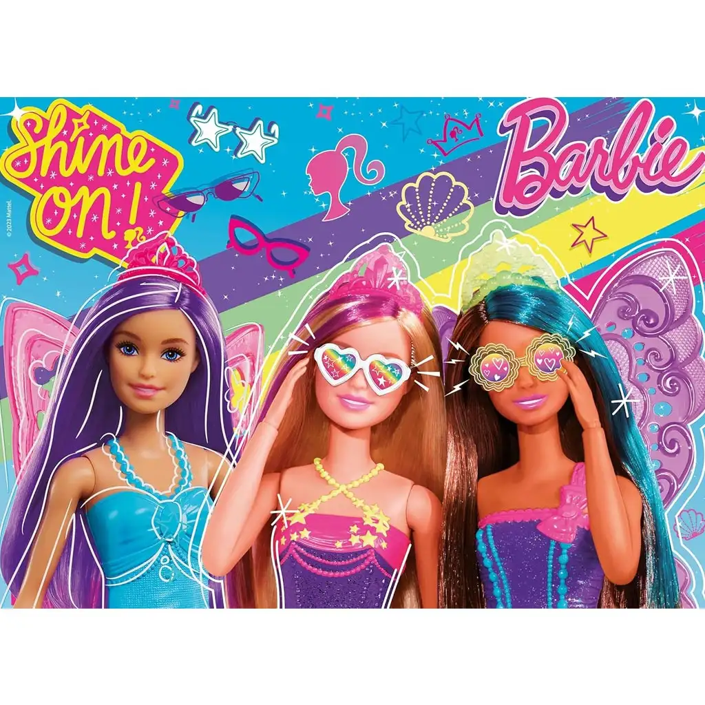 Barbie mágikus világa 4x48db-os maxi padló puzzle 35x25cm - Lisciani kép 4