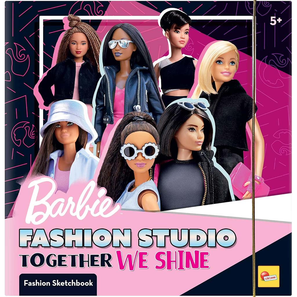 Barbie Together We Shine színező és öltöztető szett - Lisciani kép 1