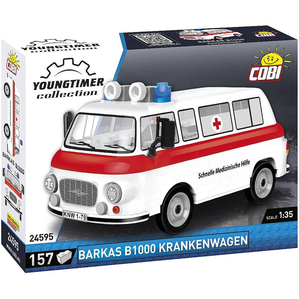 COBI: Barkas B1000 mentőautó építőjáték (24595) kép 1