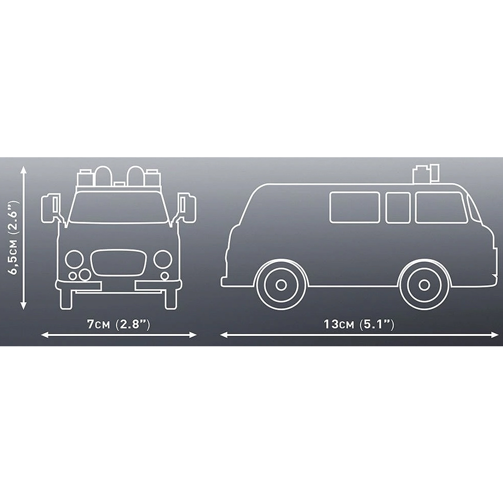 COBI: Barkas B1000 rendőrségi mikrobusz építőjáték (24596) kép 4