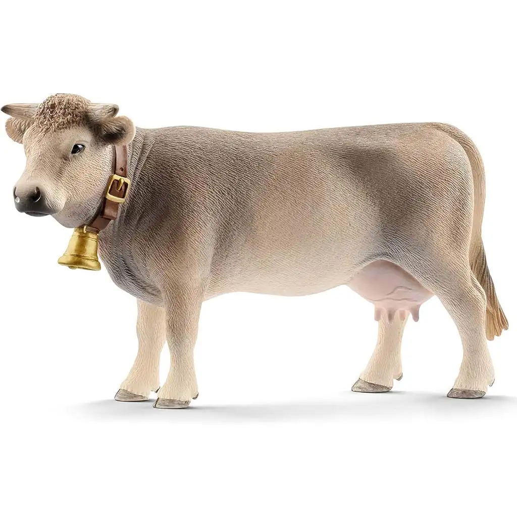 Schleich: Barna szarvasmarha tehén figura (13874) kép 1