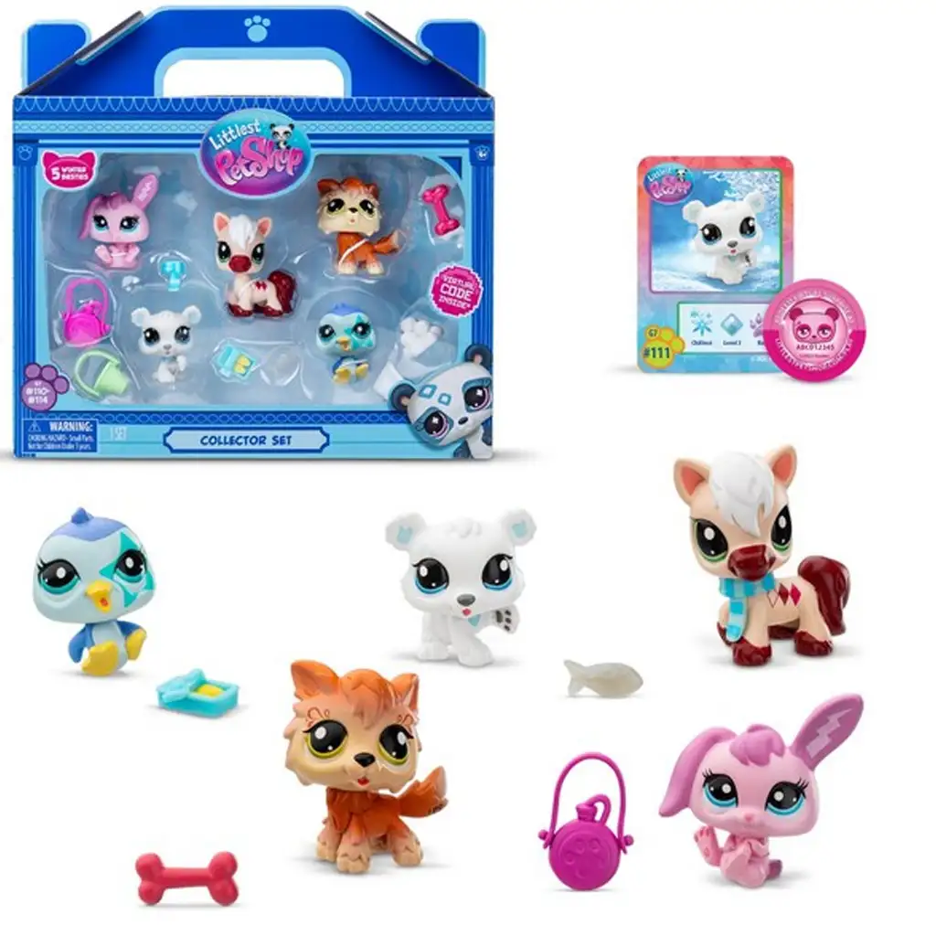 Littlest Pet Shop: Téli barátok 5db-os figura csomag 2.széria kép 1