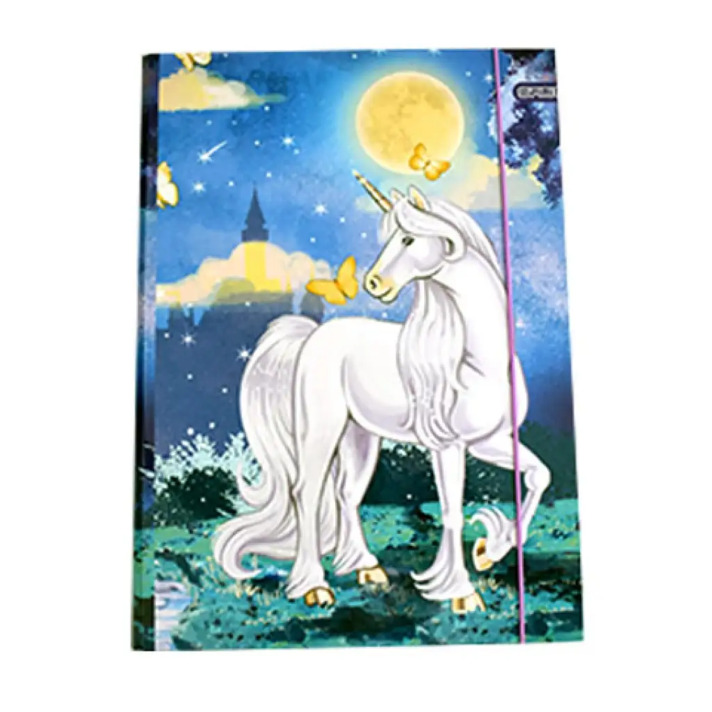Spirit: Believe in Magic Unikornis mintás füzetbox A/4-es méretben kép 1