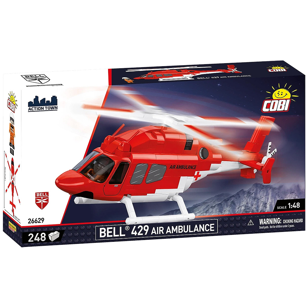 COBI: Bell 429 Légi Mentő helikopter építőjáték (26629) kép 1