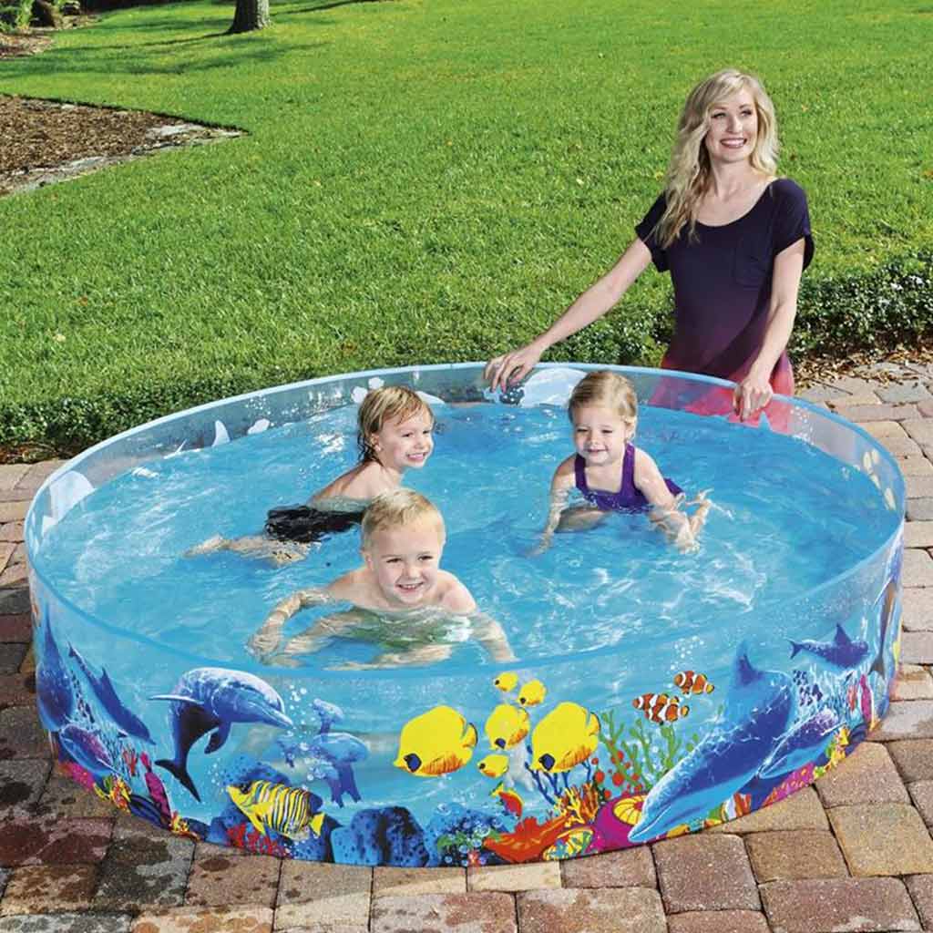 Bestway: Fill 'N Fun Odyssey merevfalú pancsoló medence, Ø 183 x 38 cm kép 2