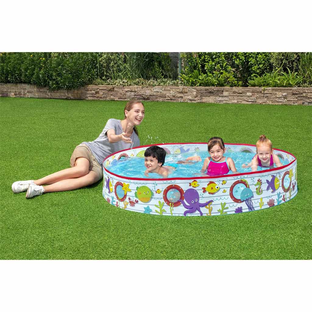 Bestway: Fill 'N Fun víz alatti világ merevfalú pancsolómedence Ø 152 x 25 cm kép 4