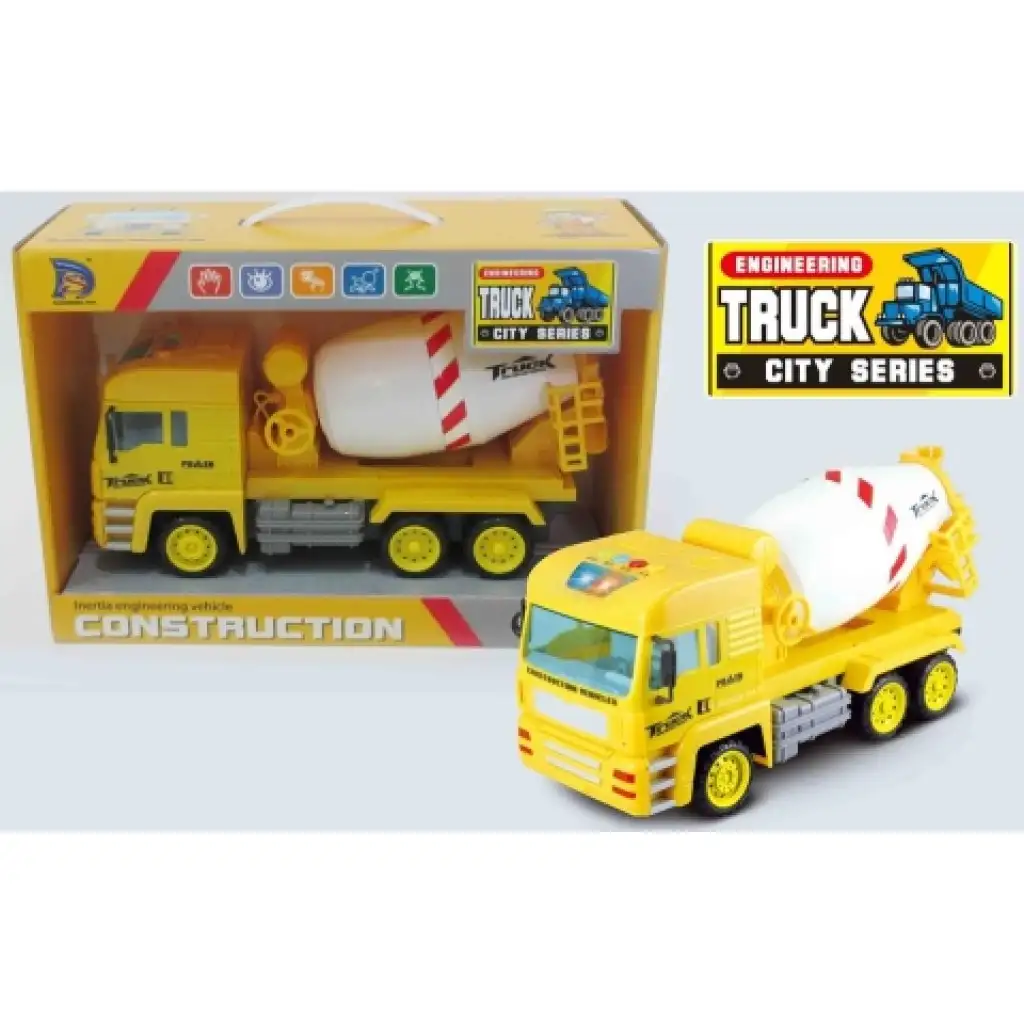 Betonkeverő teherautó modell fénnyel 27cm-es kép 1