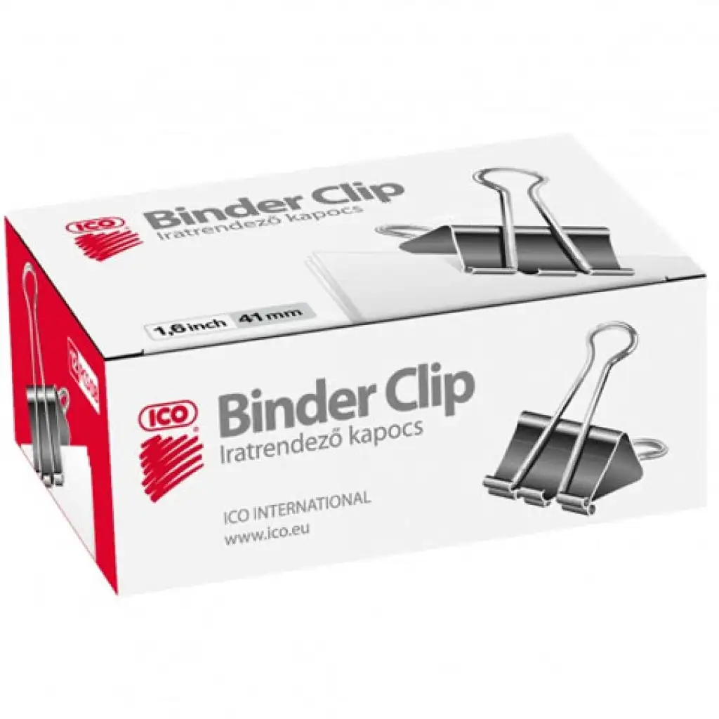 ICO: Binder csipesz 41mm 12db-os doboz kép 1