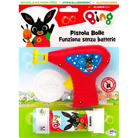 Bing nyuszi buborékfújó pisztoly 60ml-es kép 1