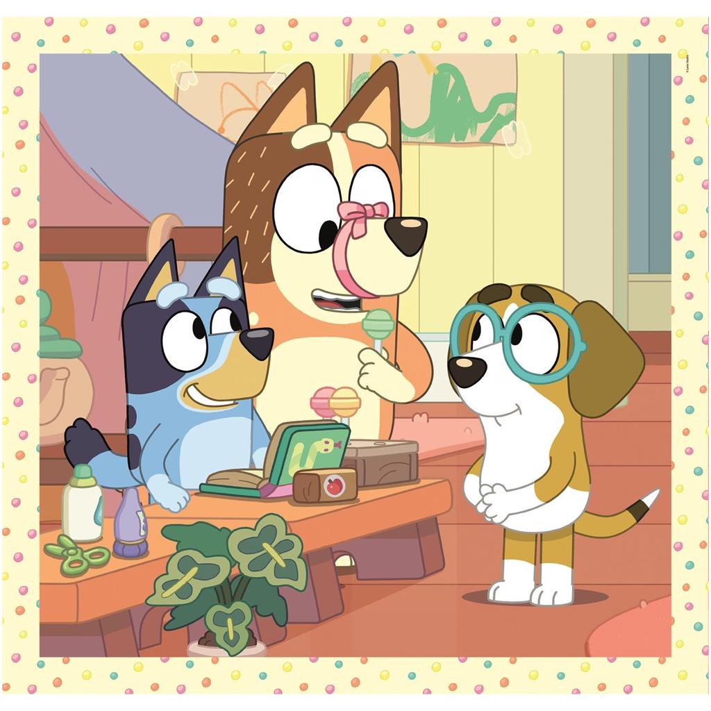 Bluey 3x48db-os Super Color puzzle - Clementoni kép 3