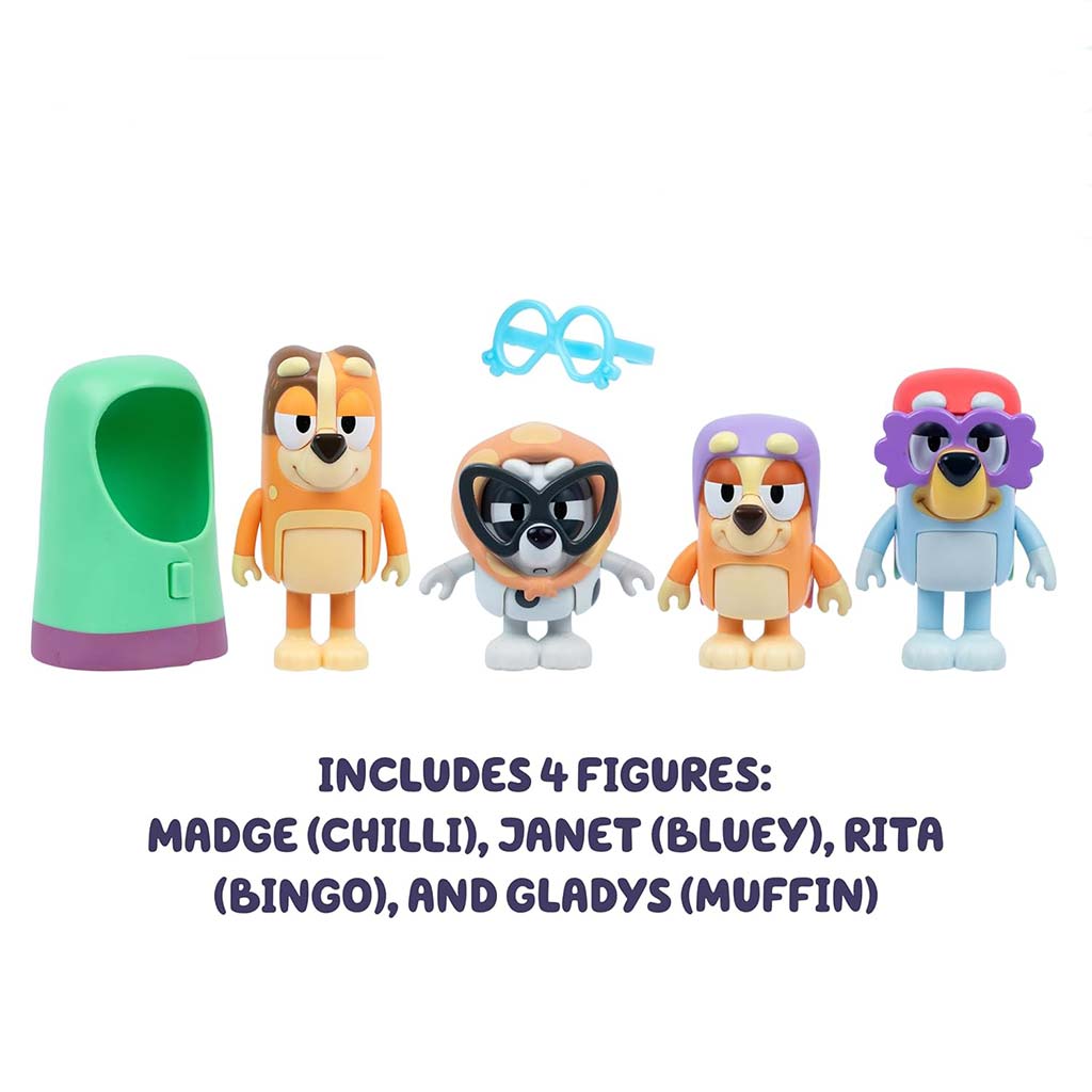 Bluey: Nagymamák 4db-os játékszett kép 2