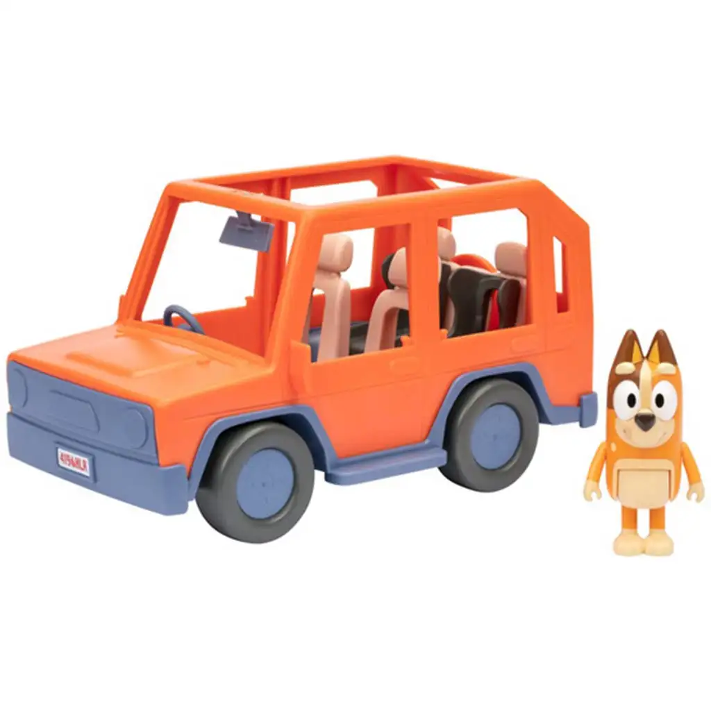 Bluey: 4x4 terepjáró Mama karakter figurával kép 2