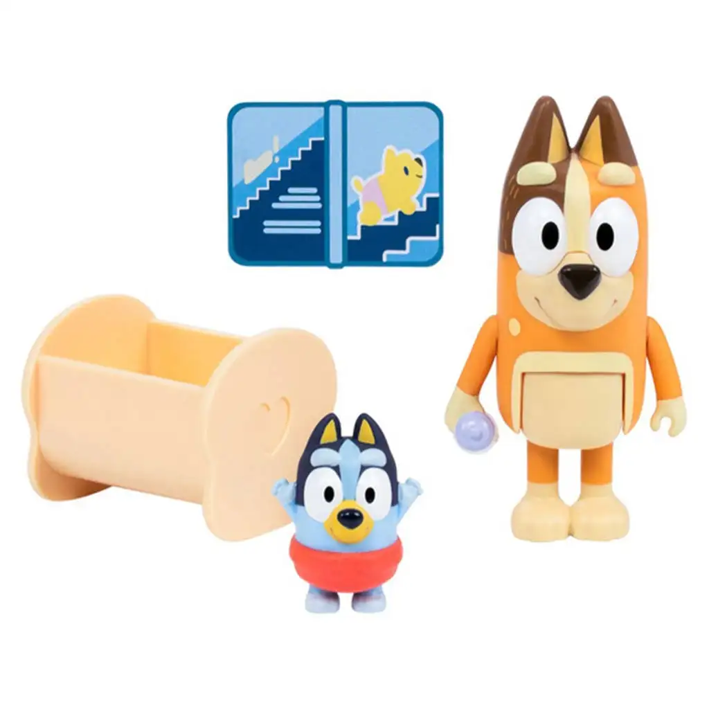 Bluey: Dupla karakter fogura csomag - Baby Bluey és Chilli kép 2