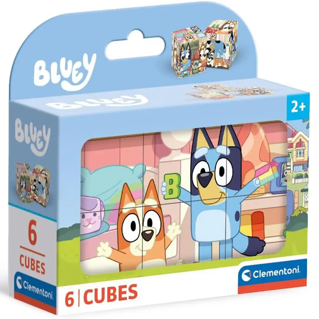 Bluey 6db-os mesekocka - Clementoni kép 1