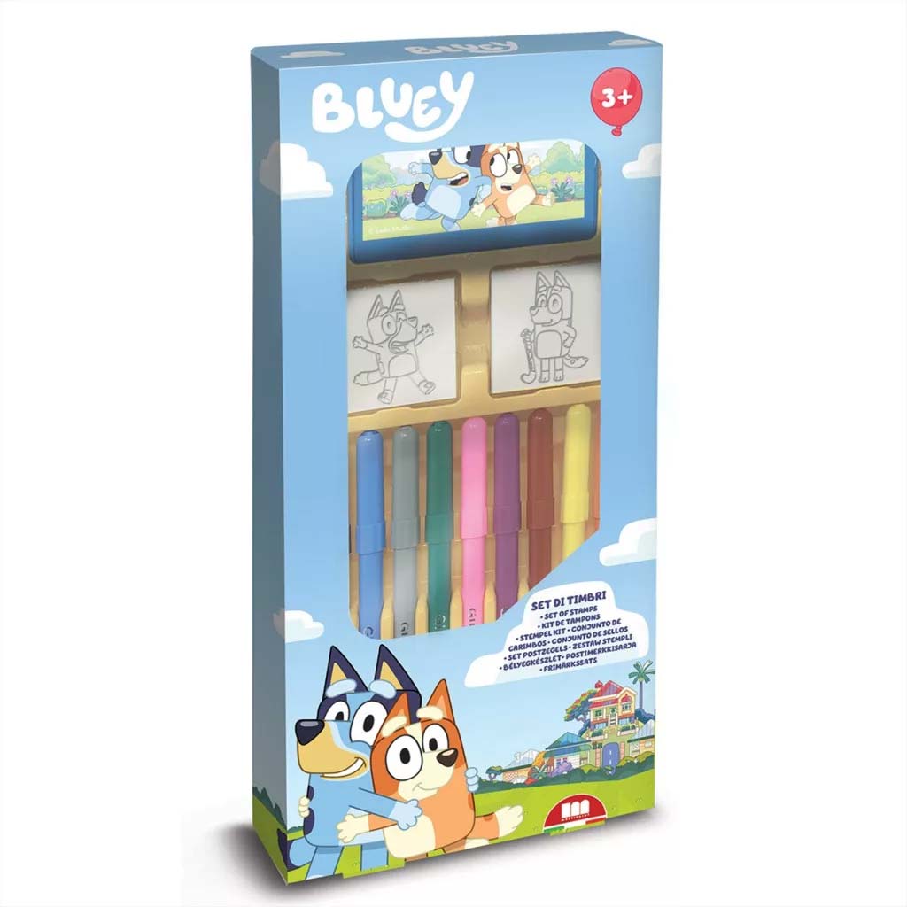 Bluey nyomdakészlet filcekkel 9db-os szett - Multiprint kép 1