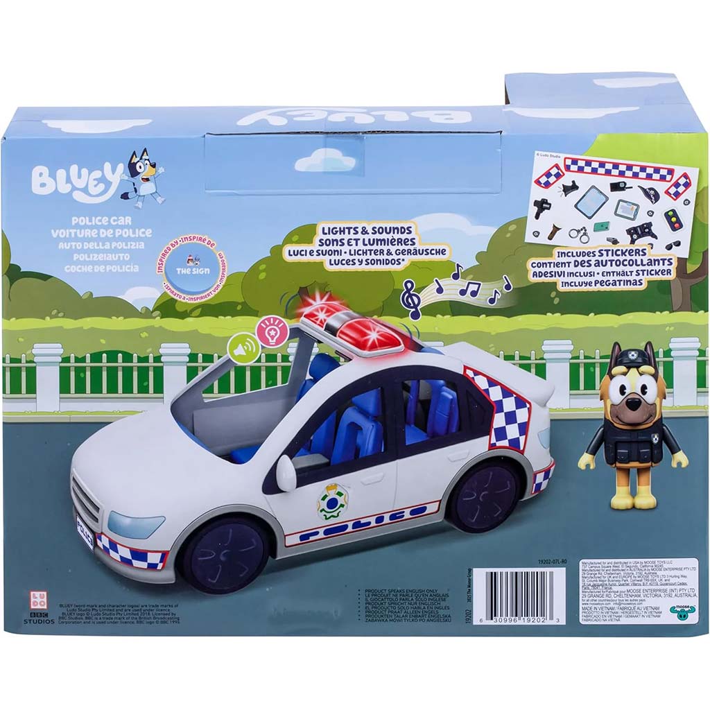 Bluey: Rendőrautós játékszett figurával kép 2